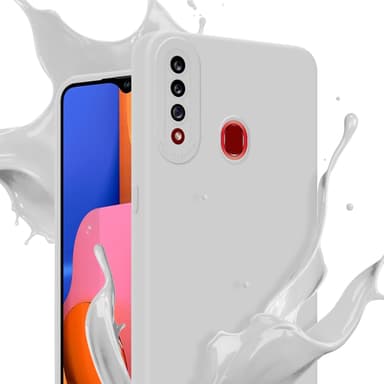 Samsung Galaxy A20s Suojakuori Kotelo (Valkoinen)
