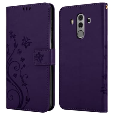 Huawei MATE 10 PRO Suojakuori Lompakkokotelo (Violetti)