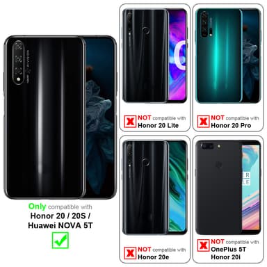 Honor 20 / 20S / Huawei NOVA 5T 3x Suojakalvo Karkaistu
