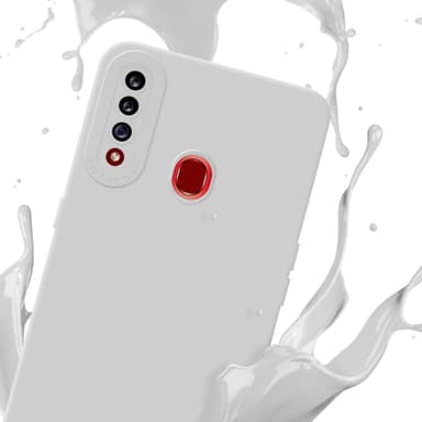 Samsung Galaxy A20s Suojakuori Kotelo (Valkoinen)