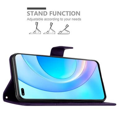 Honor 50 LITE Suojakuori Lompakkokotelo (Violetti)