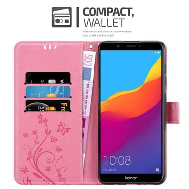 Honor 7C / Huawei Y7 2018 Suojakuori Lompakkokotelo
