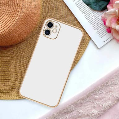 iPhone 11 Suojakuori Case Cover (Valkoinen)