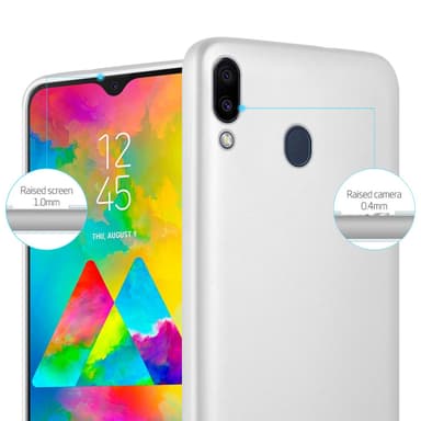 Samsung Galaxy M20 Suojakuori Kotelo (Hopea)