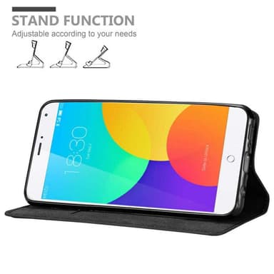 MEIZU MX4 Suojakuori Lompakkokotelo (Musta)