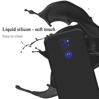Motorola MOTO G9 PLAY Suojakuori Kotelo (Musta)