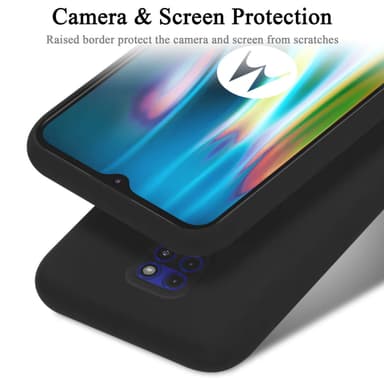 Motorola MOTO G9 PLAY Suojakuori Kotelo (Musta)
