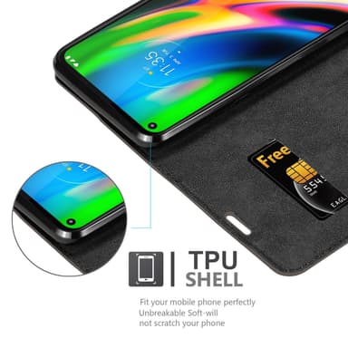 Motorola MOTO G9 PLUS Suojakuori Lompakkokotelo