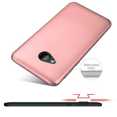 HTC U PLAY Suojakuori Kotelo Cover (Vaaleanpunainen)