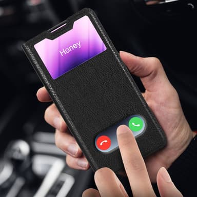 Lompakkokotelo Sony Xperia XZ1 COMPACT Case (Musta)