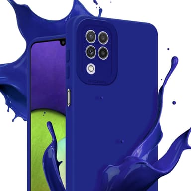 Samsung Galaxy A22 4G Suojakuori Kotelo (Sininen)