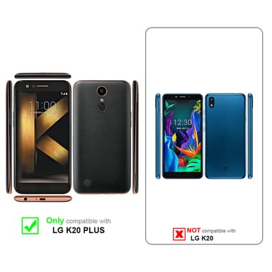 LG K20 PLUS Suojakuori Universaali (Musta)