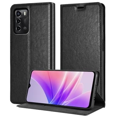 ZTE Blade A72 5G Suojakuori Lompakkokotelo (Musta)