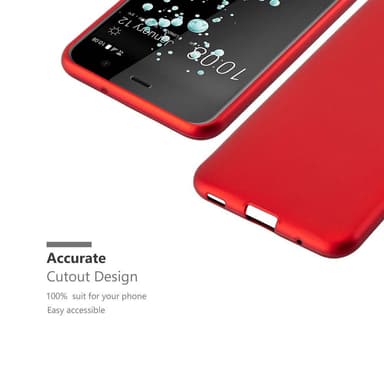 HTC U PLAY Suojakuori Kotelo (Punainen)