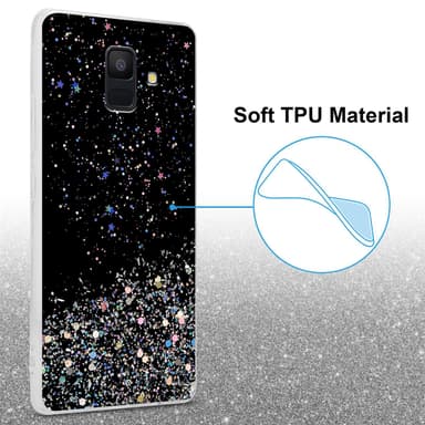 Samsung Galaxy A6 2018 Suojakuori Kotelo (Musta)