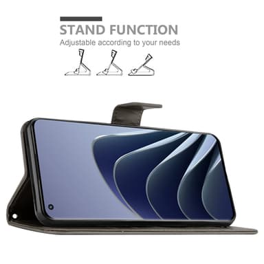 OnePlus 10 PRO 5G Suojakuori Lompakkokotelo (harmaa)