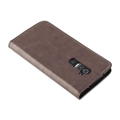 LG G2 Suojakuori Lompakkokotelo (Ruskea)