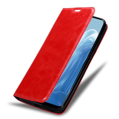 Realme 7 5G Suojakuori Lompakkokotelo (Punainen)
