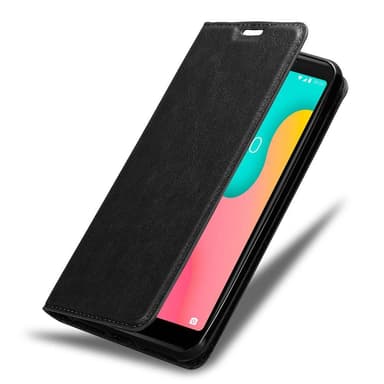 WIKO Y60 Suojakuori Lompakkokotelo (Musta)