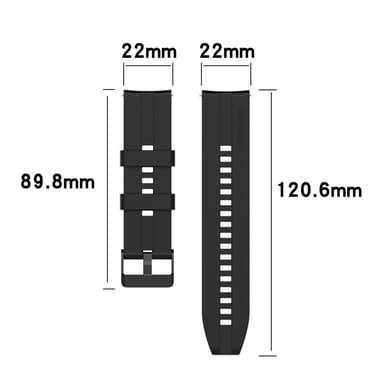 Kellon ranneke 22mm Galaxy Gear S3/Gear 2