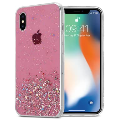 iPhone X / XS Suojakuori Kotelo (Vaaleanpunainen)