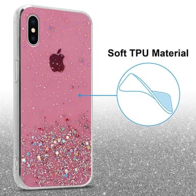 iPhone X / XS Suojakuori Kotelo (Vaaleanpunainen)
