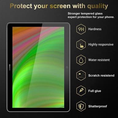 Huawei MediaPad T3 10 (9.6 Zoll) 3x Suojakalvo