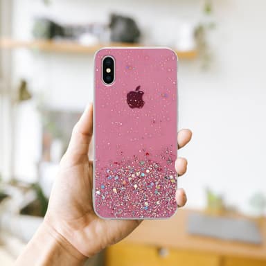iPhone X / XS Suojakuori Kotelo (Vaaleanpunainen)