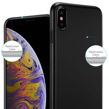 iPhone XS MAX Suojakuori Kotelo Cover (Musta)