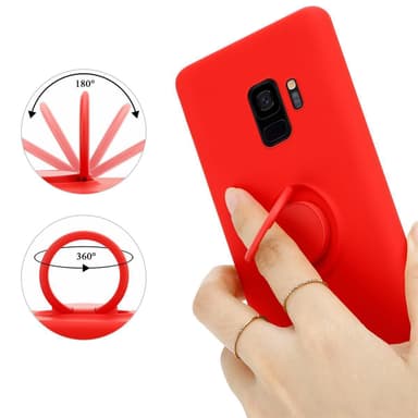 Samsung Galaxy S9 Suojakuori Kotelo (Punainen)