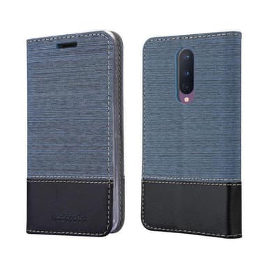 OnePlus 8 Suojakuori Lompakkokotelo (Sininen)