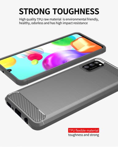 Suojakuori Samsung Galaxy A41 Kotelo (harmaa)