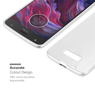 Motorola MOTO Z Suojakuori Kotelo (Hopea)