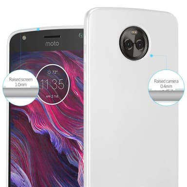 Motorola MOTO Z Suojakuori Kotelo (Hopea)