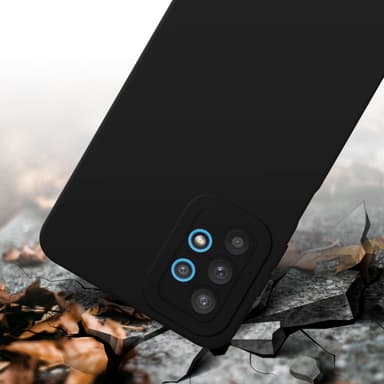 Samsung Galaxy A32 5G Suojakuori Kotelo (Musta)
