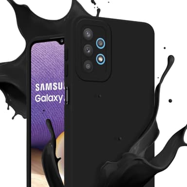 Samsung Galaxy A32 5G Suojakuori Kotelo (Musta)