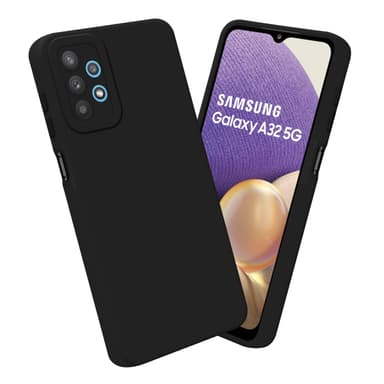 Samsung Galaxy A32 5G Suojakuori Kotelo (Musta)