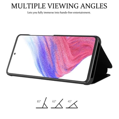 Suojakuori Samsung Galaxy A53 5G Lompakkokotelo (Musta)