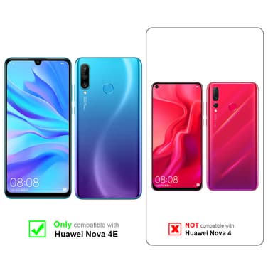 Huawei NOVA 4E Suojakuori Universaali (Musta)