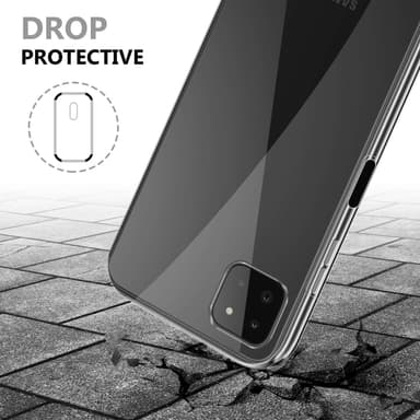 Samsung Galaxy A22 5G Suojakuori Cover (Läpinäkyvä)