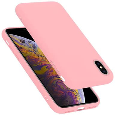 iPhone X / XS Suojakuori Kotelo (Vaaleanpunainen)