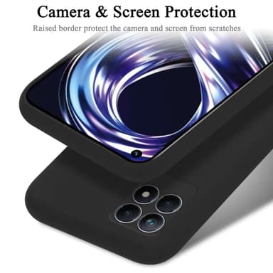 Realme 8i / Narzo 50 4G Suojakuori Kotelo (Musta)