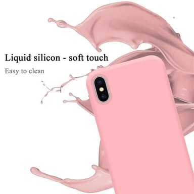 iPhone X / XS Suojakuori Kotelo (Vaaleanpunainen)