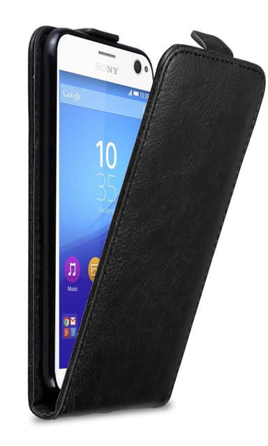 Sony Xperia C4 Suojakuori Lompakkokotelo (Musta)