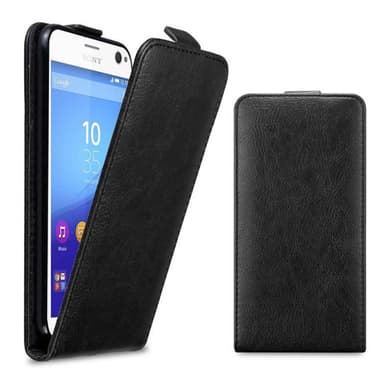 Sony Xperia C4 Suojakuori Lompakkokotelo (Musta)