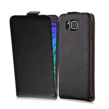 Samsung Galaxy ALPHA Suojakuori Case Cover (Musta)