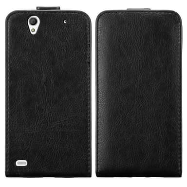 Sony Xperia C4 Suojakuori Lompakkokotelo (Musta)