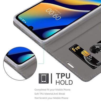 WIKO VIEW 3 LITE Suojakuori Lompakkokotelo (harmaa)