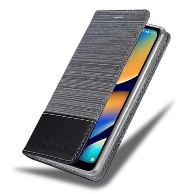 WIKO VIEW 3 LITE Suojakuori Lompakkokotelo (harmaa)
