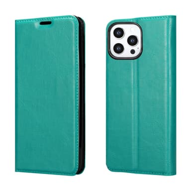 iPhone 13 PRO Suojakuori Lompakkokotelo (Turkoosi)